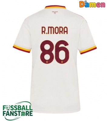 AS Roma Rodrigo Mora #86 Replik Auswärtstrikot Damen 2026-27 Kurzarm
